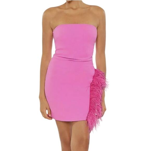 Likely Pink Strapless Mini Dress - Picture 1 of 9